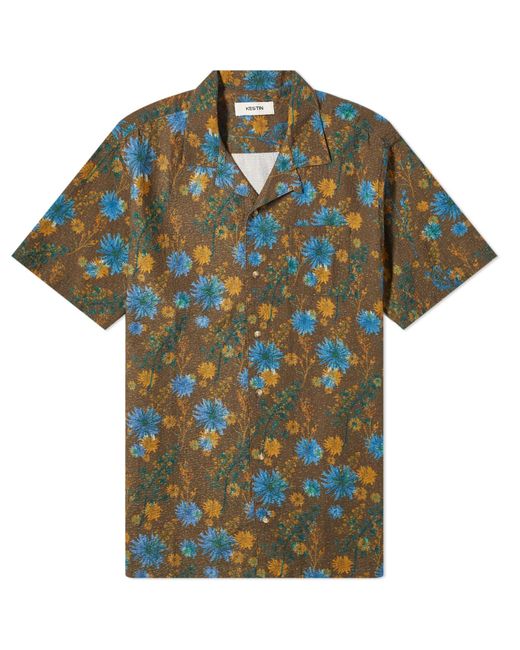 Kestin Blue Crammond Short Sleeve Shirt for men