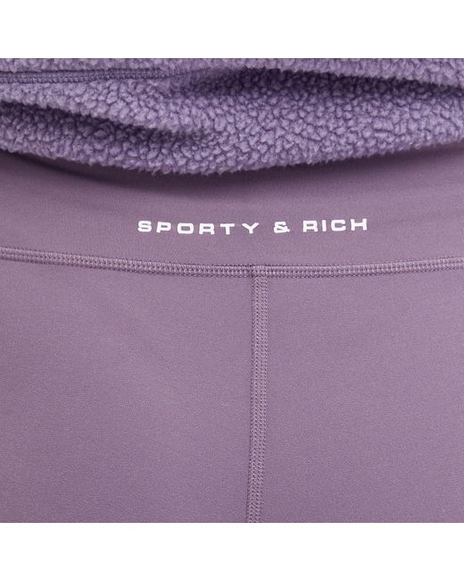 Sporty & Rich Purple Sr Bold High Waisted Leggings
