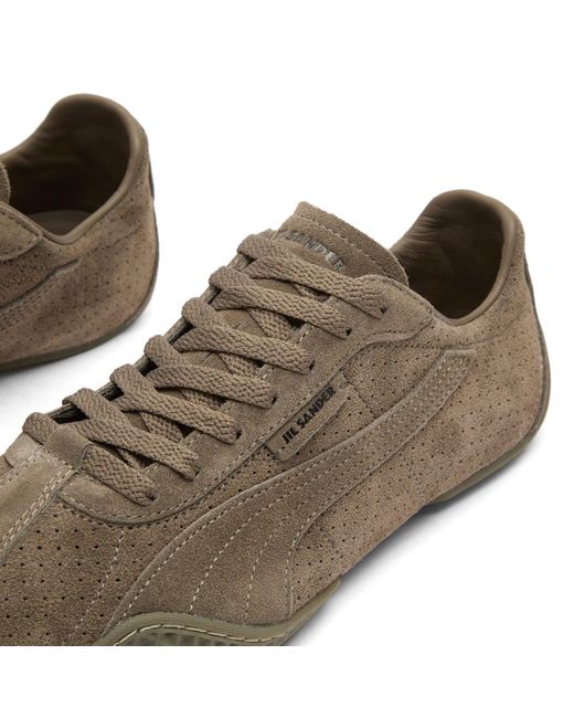 PUMA Brown X Jil Sander K-Street Suede Sneakers