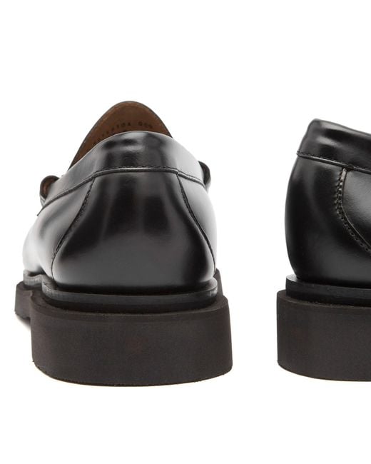 G.H.BASS Black Larson Step Loafer for men