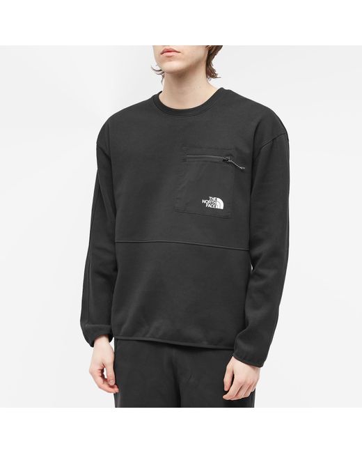 The North Face Tech Fleece Crew Sweat in Black for Men | Lyst Canada