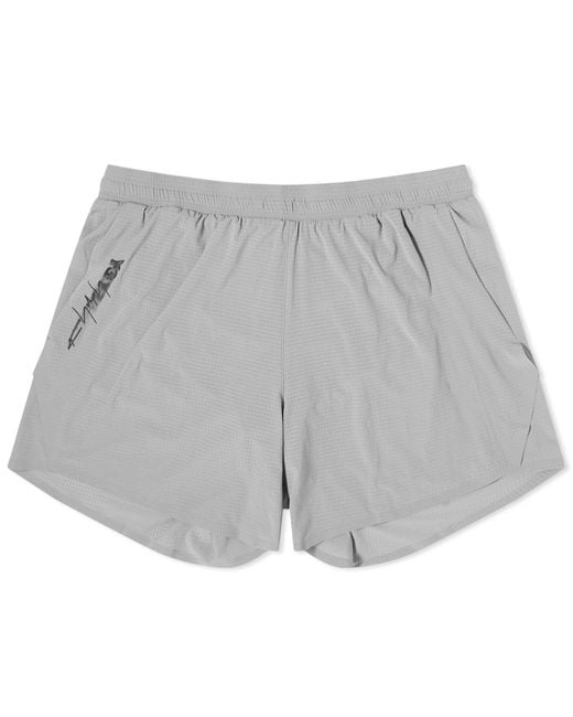 Y-3 Gray Run Shorts for men