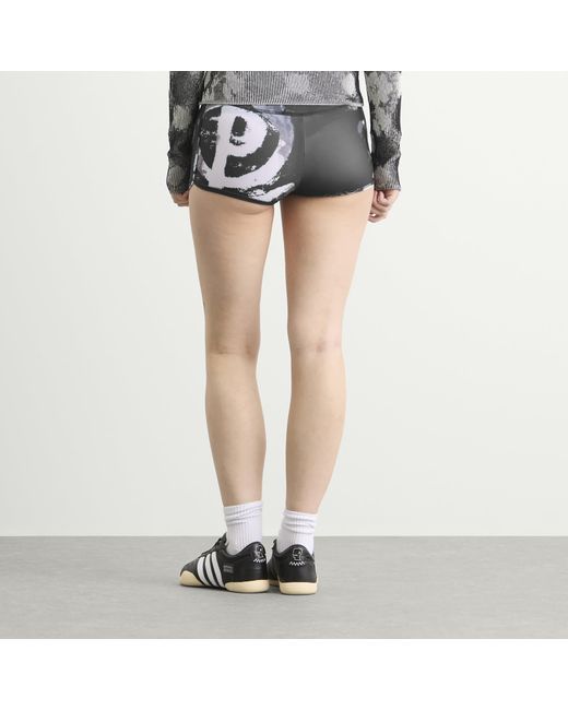 PAOLINA RUSSO Black Mini Shorts