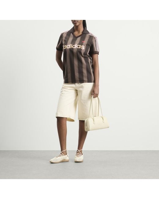 Adidas Brown Twill Jersey