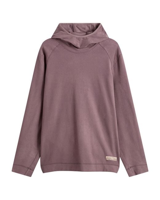KA_YO_Prototype Brown Lightweight Thermal Hoodie for men