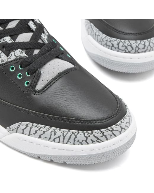 Nike Black 3 Retro Sneakers for men