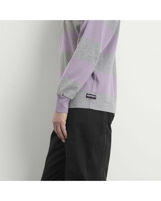 Gramicci Purple Langdon Rugby Shirt for men