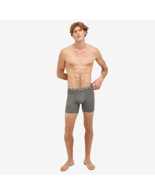 Skims Green Stretch Boxer Brief 3" for men