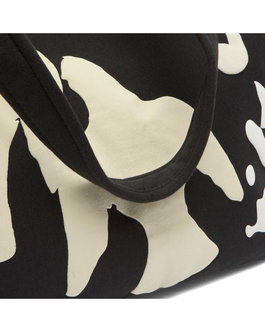 Skims Black X Cpfm Fleece Carryall Tote