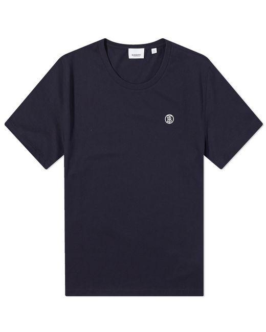 Burberry Blue Parker Tb Circle Logo T-Shirt for men