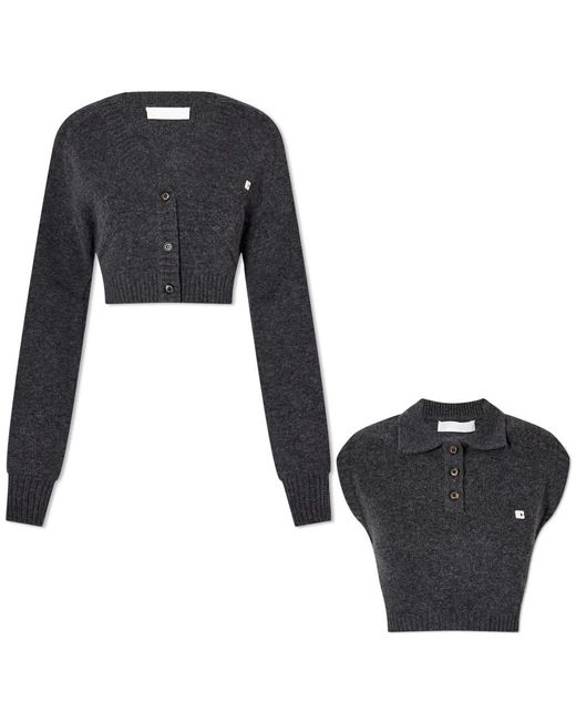 Low Classic Black Knitted Cardigan Twin Set