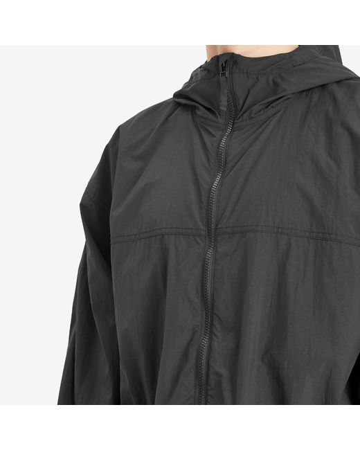 Snow Peak Black Nylon Tussah Jacket for men