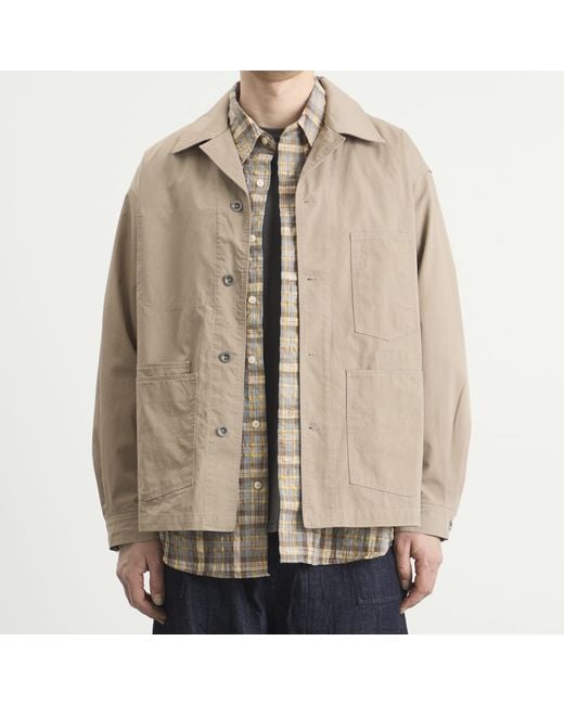 FRIZMWORKS Natural Relaxed Coverall Jacket for men