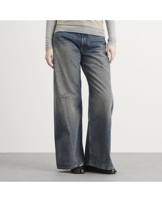 Maison Margiela Gray Mm6 Wide Leg Jeans