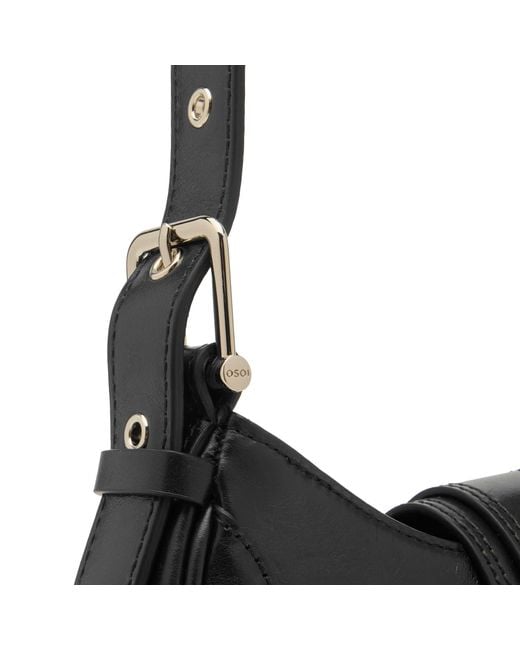 OSOI Black Hobo Brocle Bag