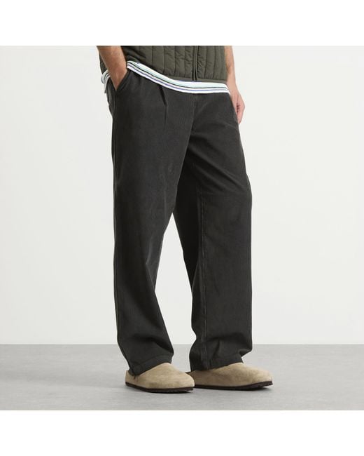 Folk Gray Wide Fit Trouser for men