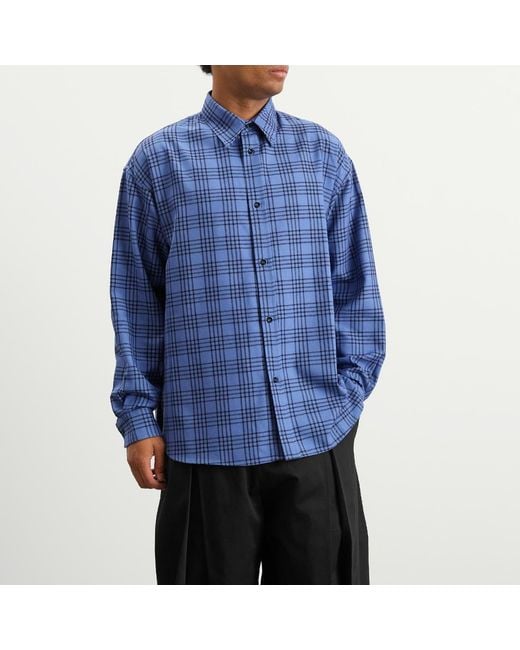 SAGE NATION Blue Chisholm Check Shirt for men