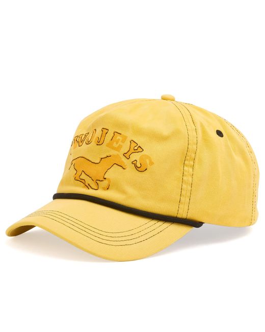 Twojeys Yellow Wild Horse Cap for men