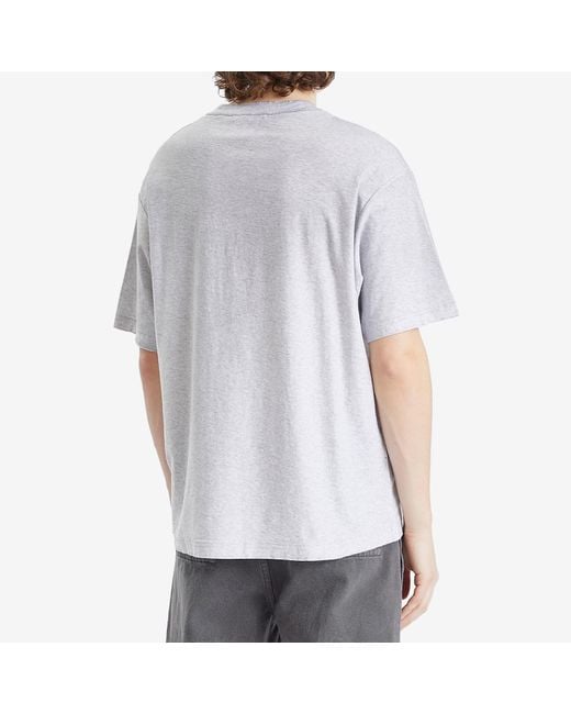 Acne White Exford 1996 Logo T-Shirt for men