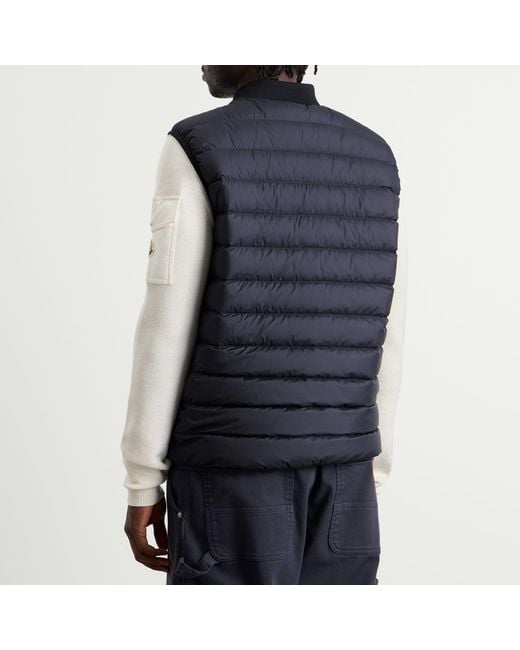 Moncler Blue Froissel Vest for men