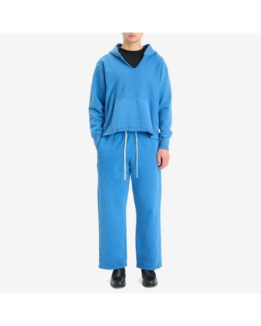 Les Tien Blue Heavyweight Classic Pant for men