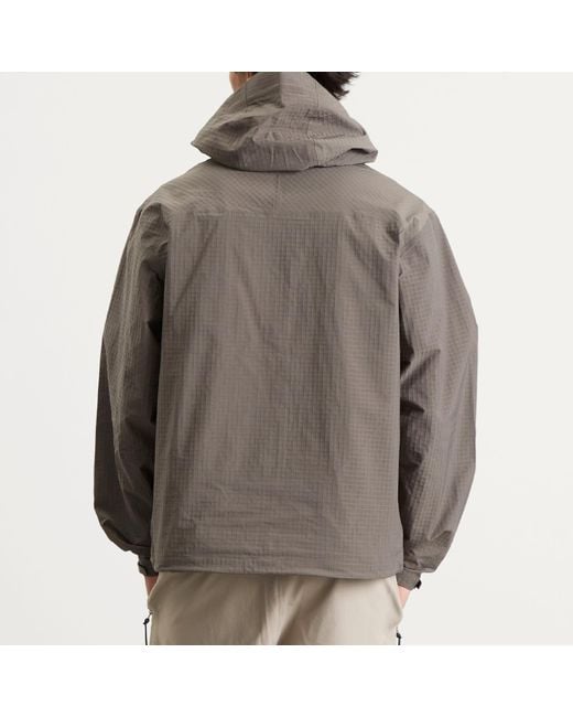 Hiking Patrol Gray Waypoint Ripstop Hooded Jacket for men