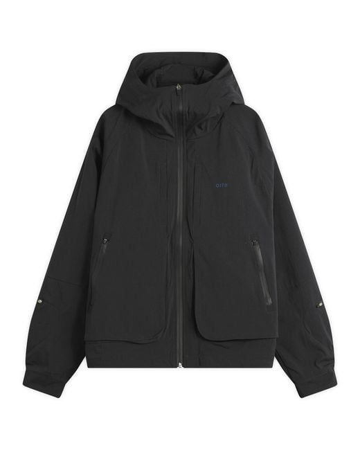 Arte' Black Technical Polar Jacket for men