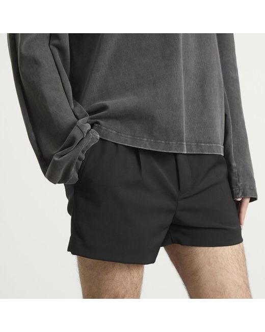 Entire studios Black Compact Shorts for men