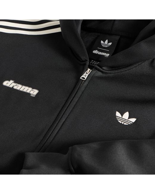 Adidas Black X Drama Call Hooded Track Top