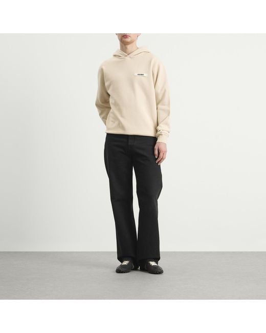 Jacquemus Natural Gros Grain Hoodie for men