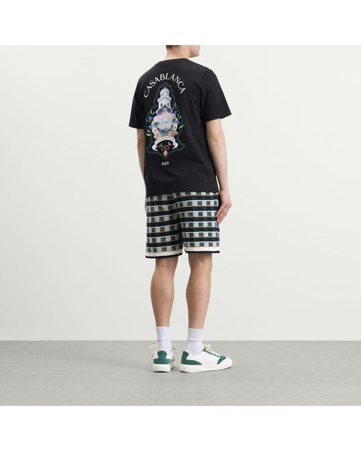 Casablanca Black Hotel T-Shirt for men