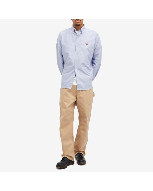 Human Made Washed Duck Work Pants in Natural for Men | Lyst