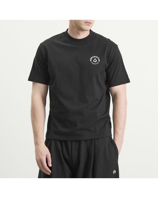 Nomarythm Textile Black Logo T-Shirt for men