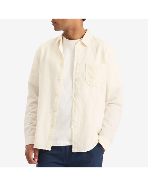 Folk Natural Contrast Pocket Shirt for men