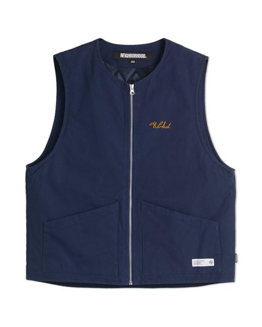 NEIGHBORHOOD PADDED WORK VEST REVERSIBLE PADDED VEST