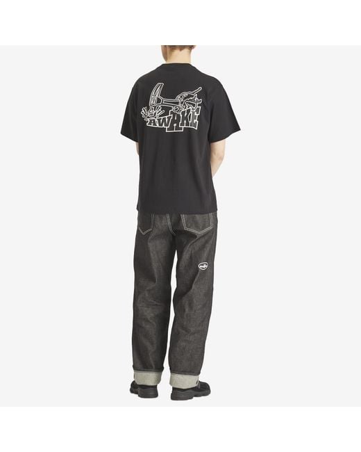 AWAKE NY Black Hammer T-Shirt for men