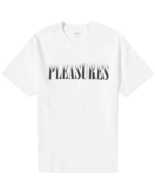 Pleasures White Crumble T-Shirt for men