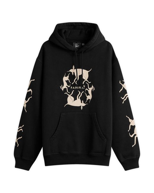 by Parra Black Non Grand Café Hoodie for men