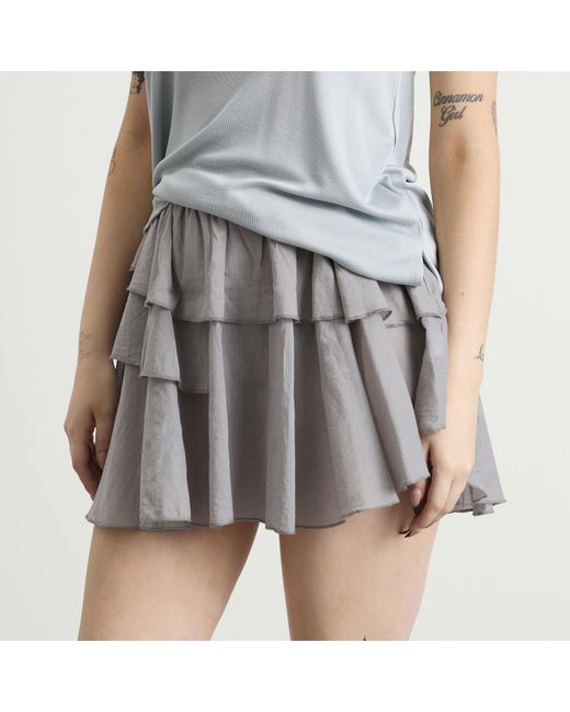 GIMAGUAS Gray Joan Mini Skirt