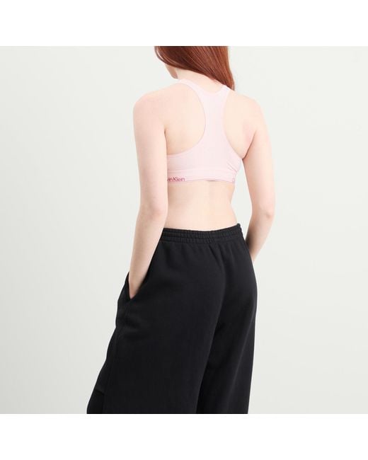 Calvin Klein Pink Icon Unlined Bralette