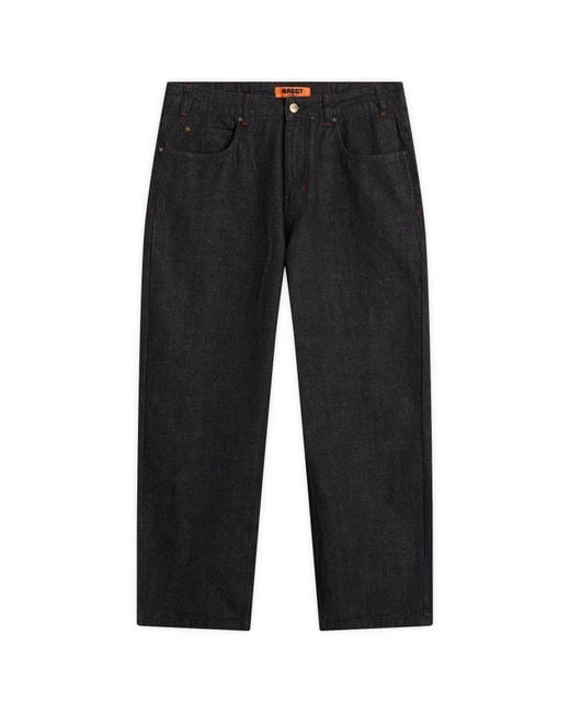 Butter Goods Blue Blotch Baggy Denim Jeans for men