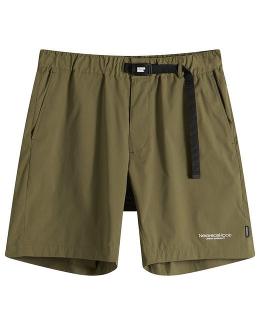 Neighborhood Green Multifunctional Shorts for men