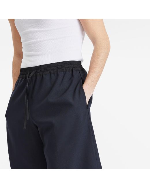 Studio Nicholson Blue Drawstring Shorts for men