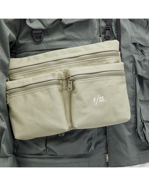 F/CE Metallic W.R Canvas Sacoche Bag for men