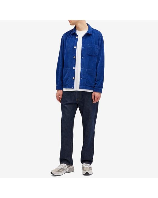 Folk Blue Assembly Jacket for men
