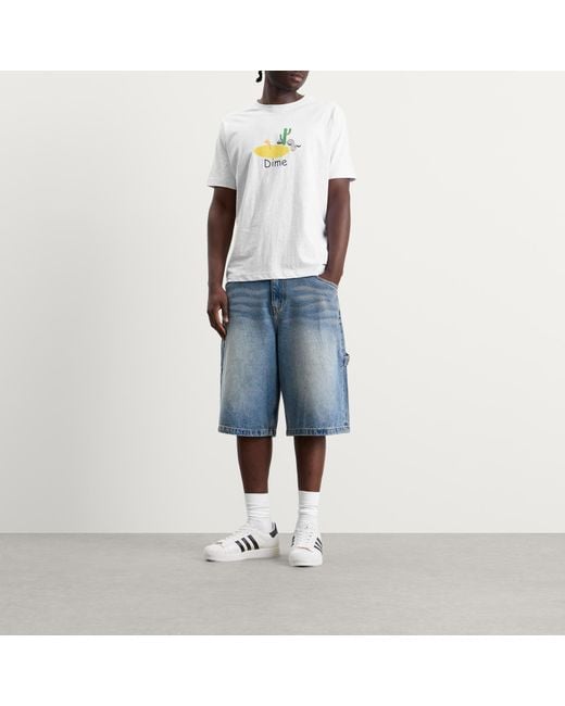 Dime White Quicksand T-Shirt for men