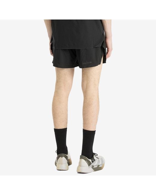 Y-3 Black Run Shorts for men