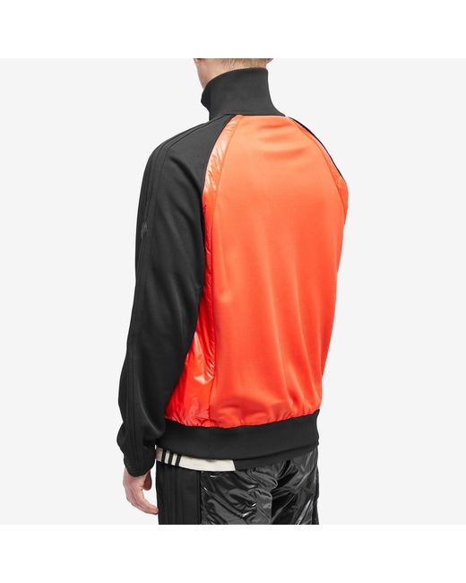 Moncler Orange X Adidas Originals Zip Up Knit Track Jacket for men