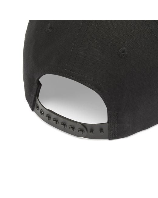 Randy's Garments Black Inc. 6 Panel Logo Snapback Cap for men