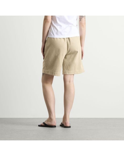 NOTHING WRITTEN Natural Cotton Corduroy Shorts